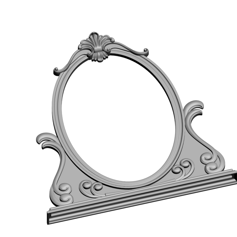картинка Рамка резная под зеркало D14-681 3D-STL.COM