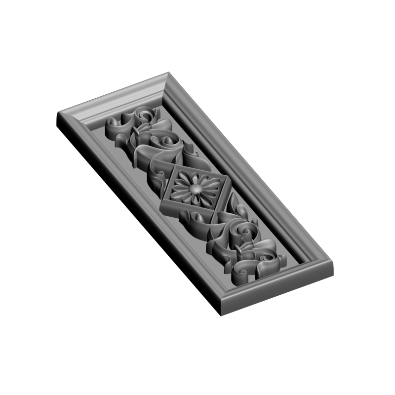 картинка Накладка декоративная резная D10-420 3D-STL.COM