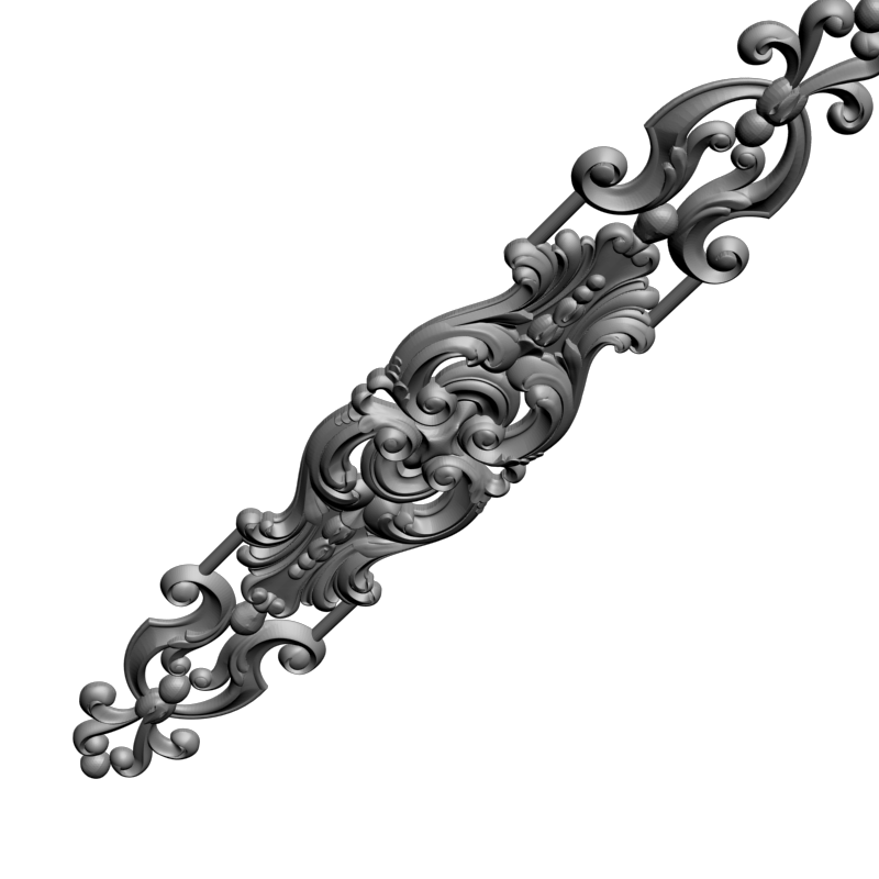 картинка Накладка декоративная D10-422 3D-STL.COM