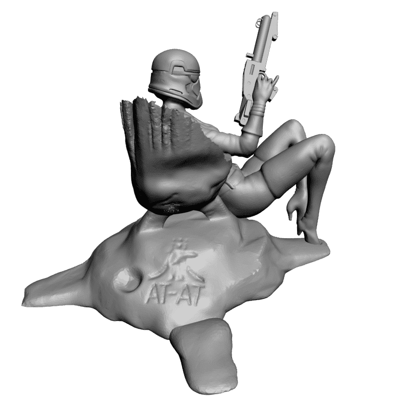 картинка Сцена из Звёздных войн PI1-180 3D-STL.COM
