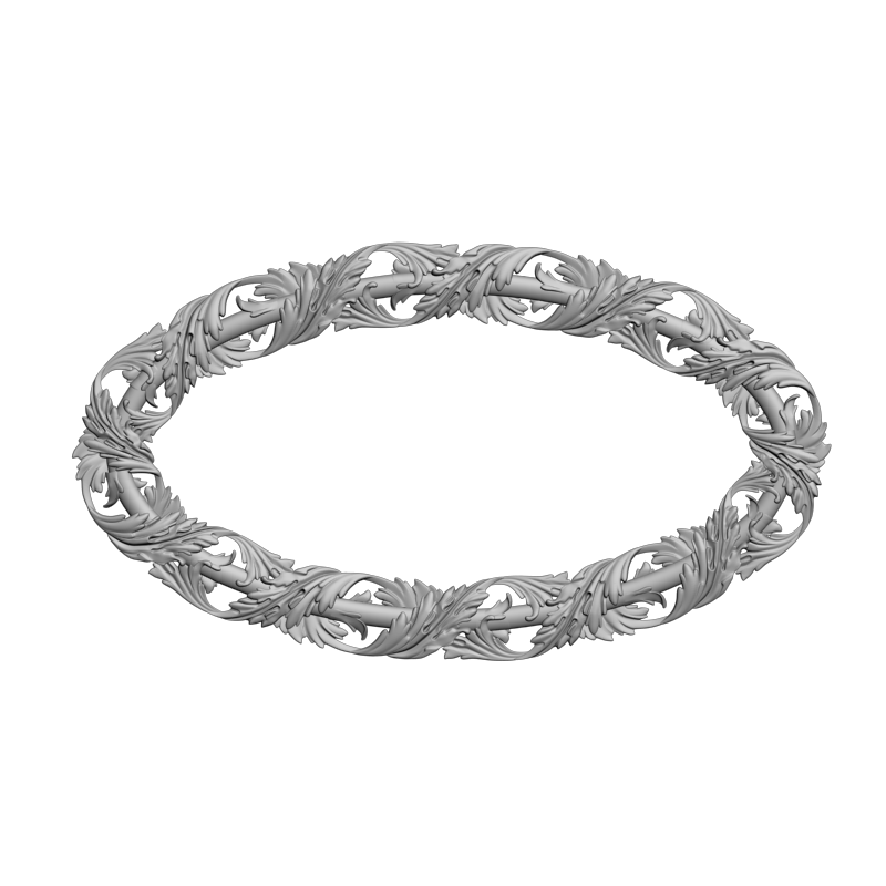 картинка Рамка резная D14-643 3D-STL.COM