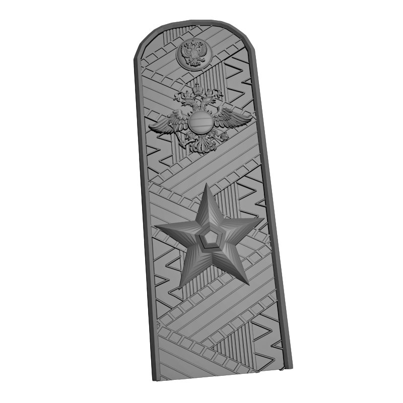 картинка Погон P4-493 3D-STL.COM
