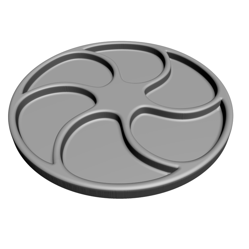 картинка Манежница на 6 ячеек P4-595 3D-STL.COM