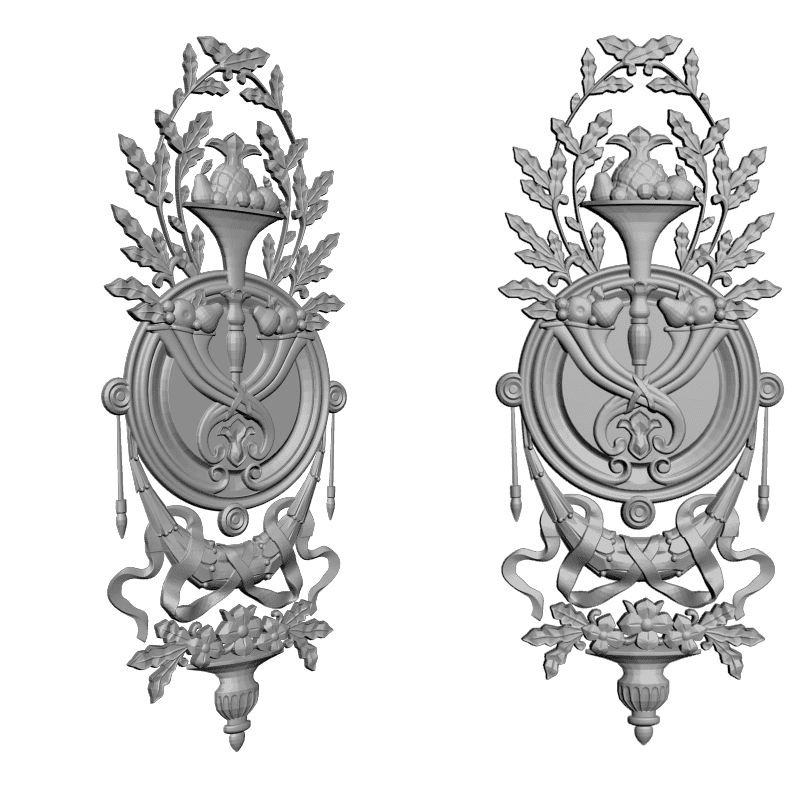 картинка Накладка резная D10-250 3D-STL.COM