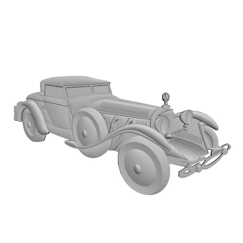 картинка Машинка релиеф RT3-094 3D-STL.COM