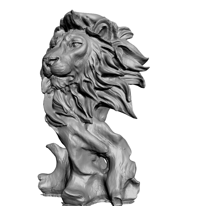 картинка Лев на каряге F1-244 3D-STL.COM