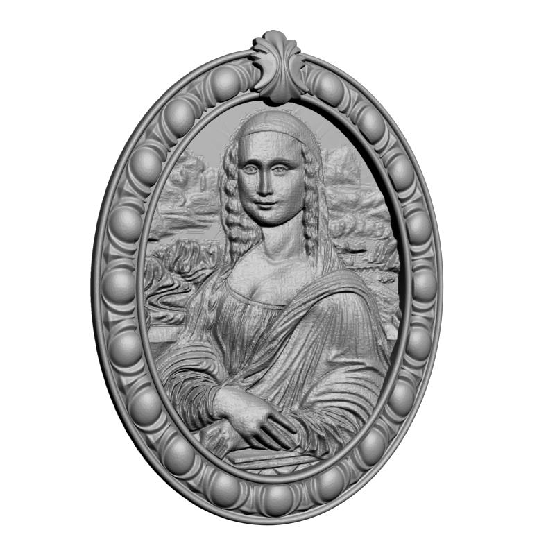 картинка Камея Мадонна RY6-050 3D-STL.COM