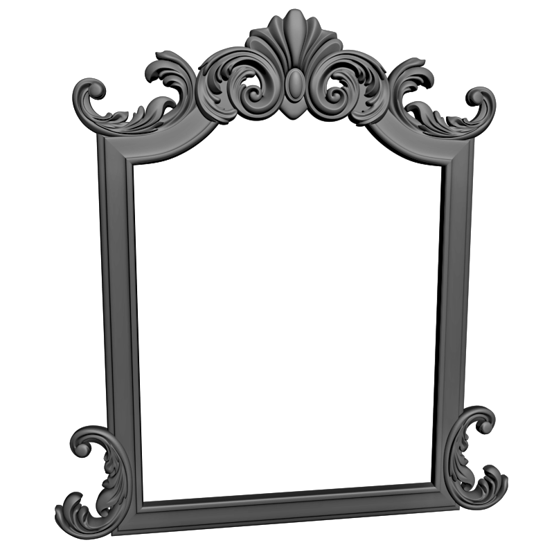 картинка Рама резная D14-459 3D-STL.COM