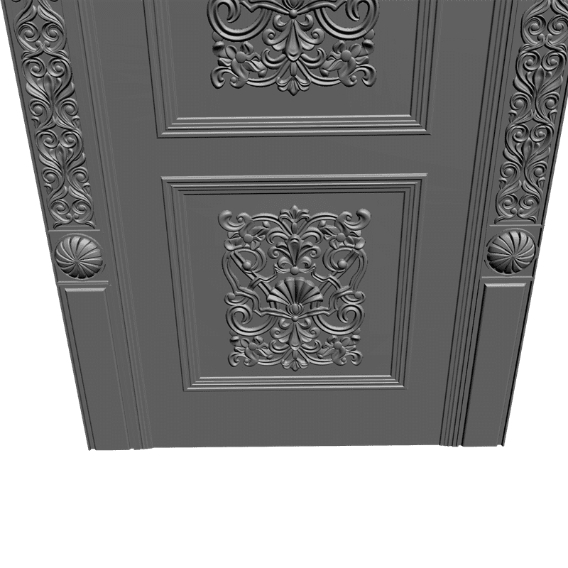 картинка Дверь резная H3-021 3D-STL.COM