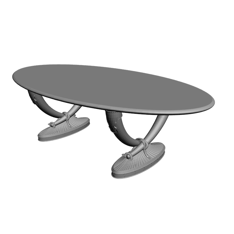 картинка Стол овальный M8-019 3D-STL.COM