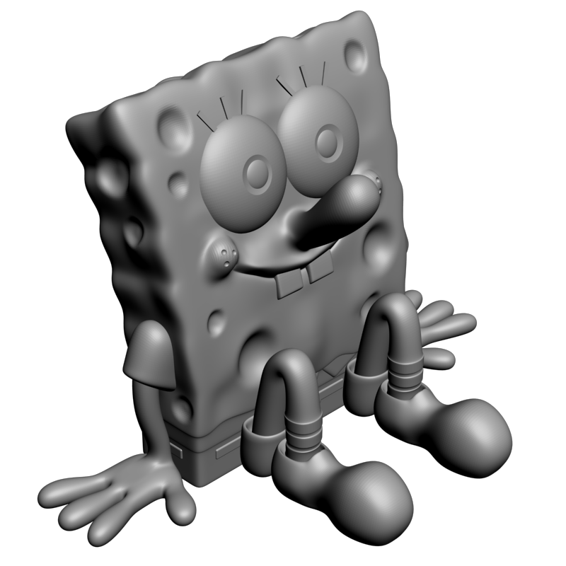 картинка Spongebob PI1-464 3D-STL.COM