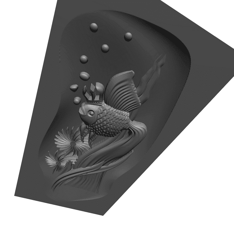 картинка Рыбка F5-007 3D-STL.COM