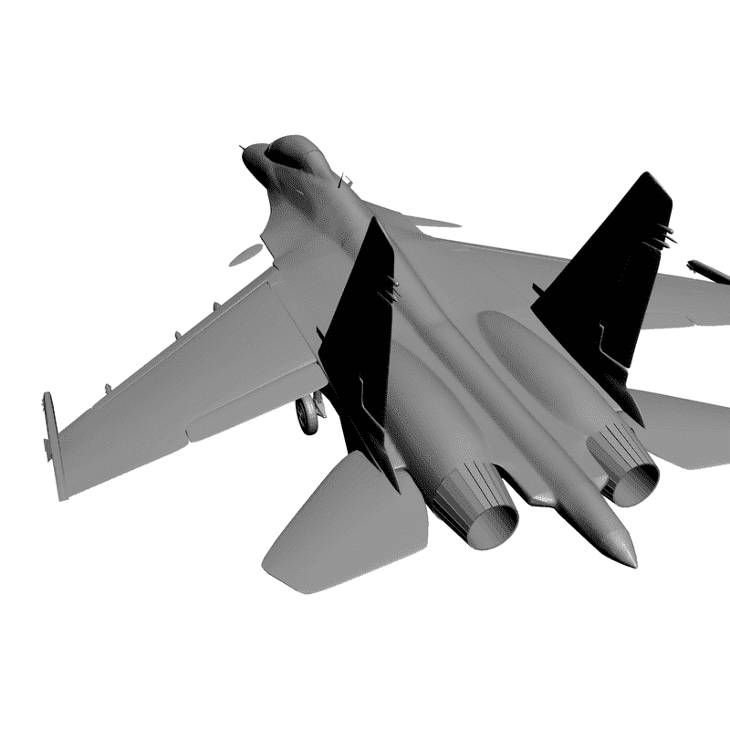 картинка Самолёт СУ-30 RT2-004 3D-STL.COM