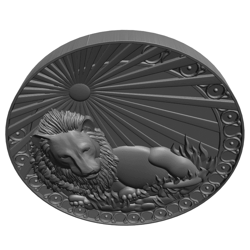 картинка Лев P1-006 3D-STL.COM