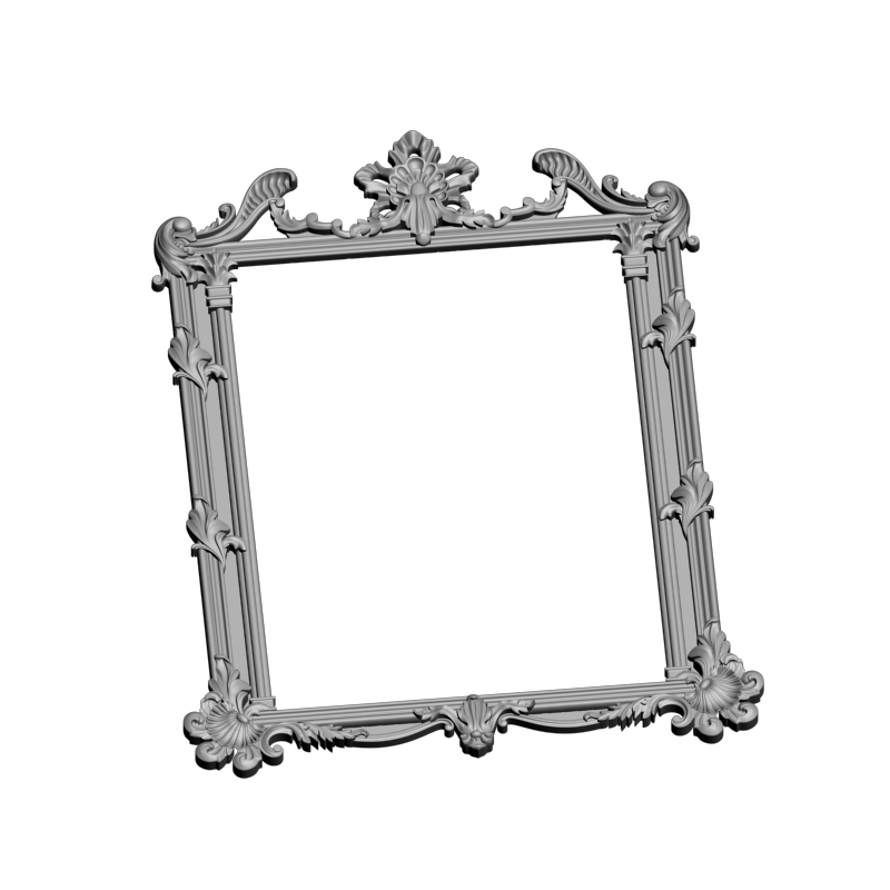 картинка Рама резная D14-553 3D-STL.COM