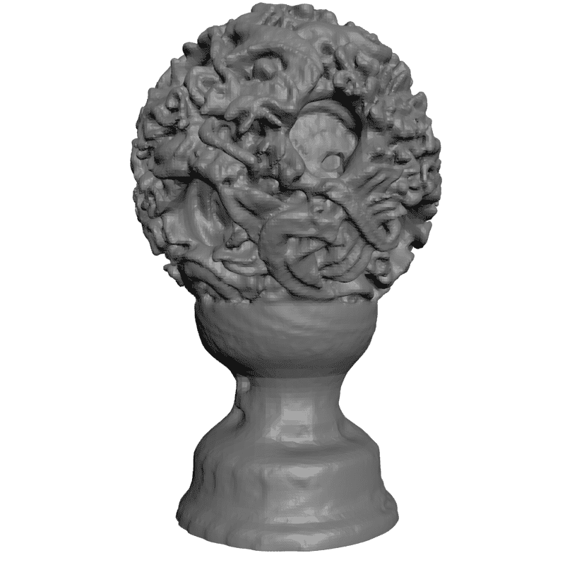 картинка Ваза с цветами P4-296 3D-STL.COM