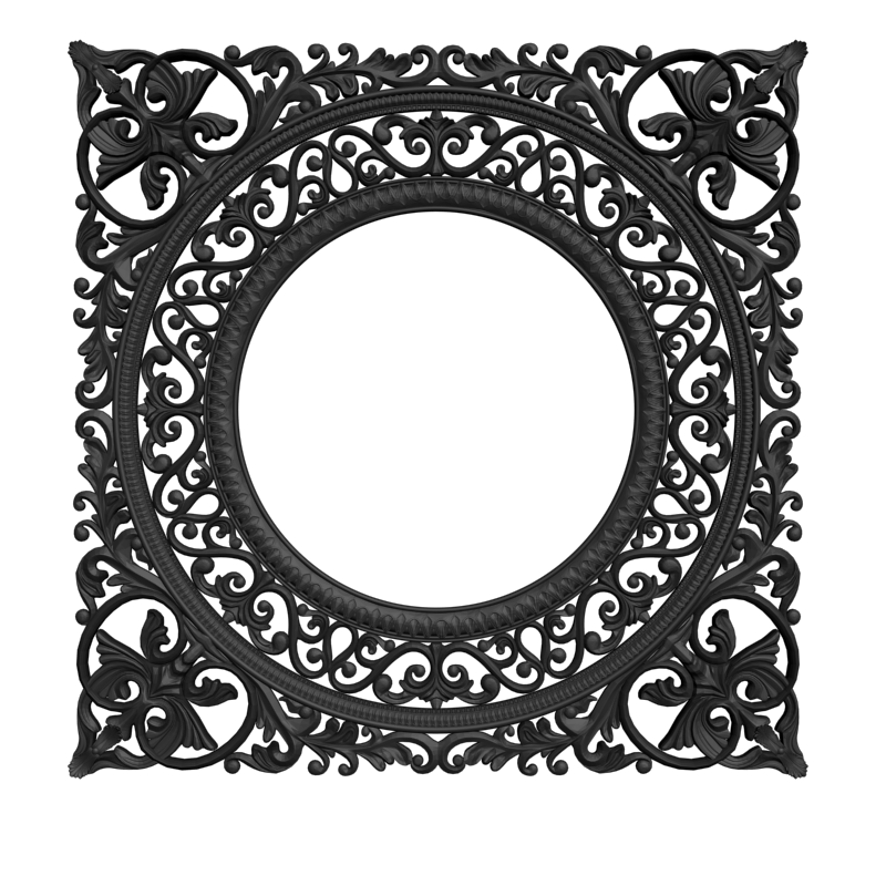 картинка Рама резная D14-539 3D-STL.COM