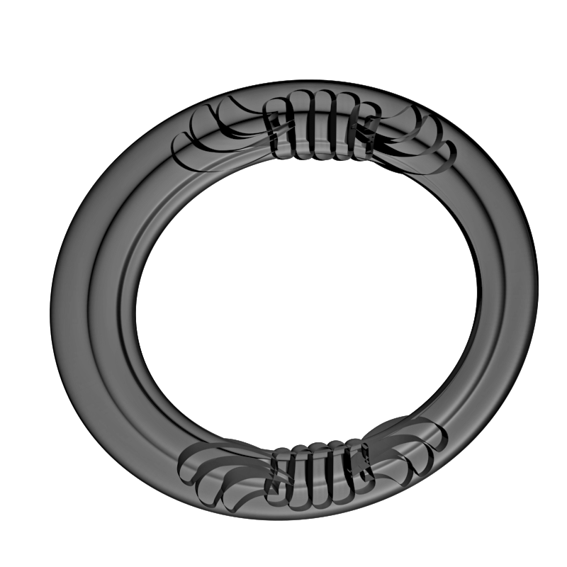 картинка Рама резная круглая D14-457 3D-STL.COM