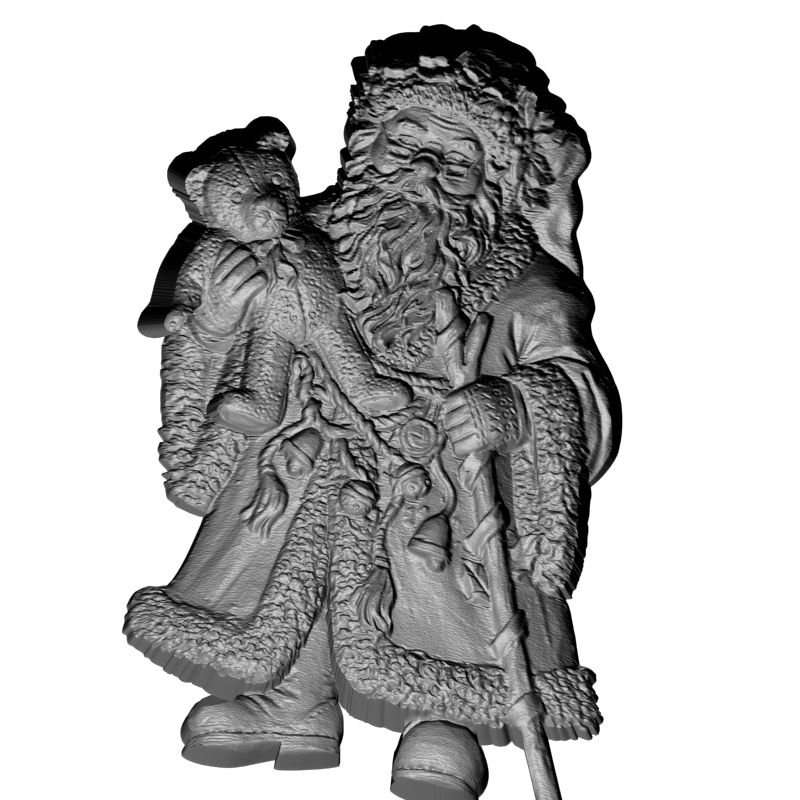 картинка Санта Клаус RP4-030 3D-STL.COM