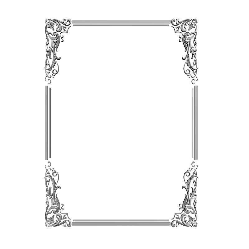 картинка Рамка резная D14-027 3D-STL.COM