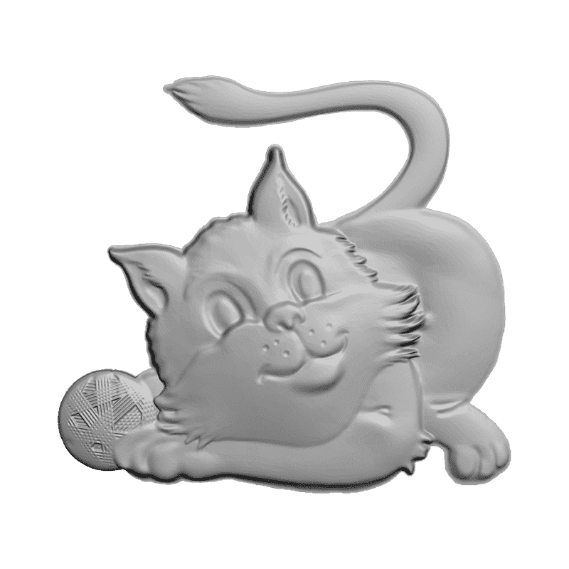 картинка Кот F1-026 3D-STL.COM