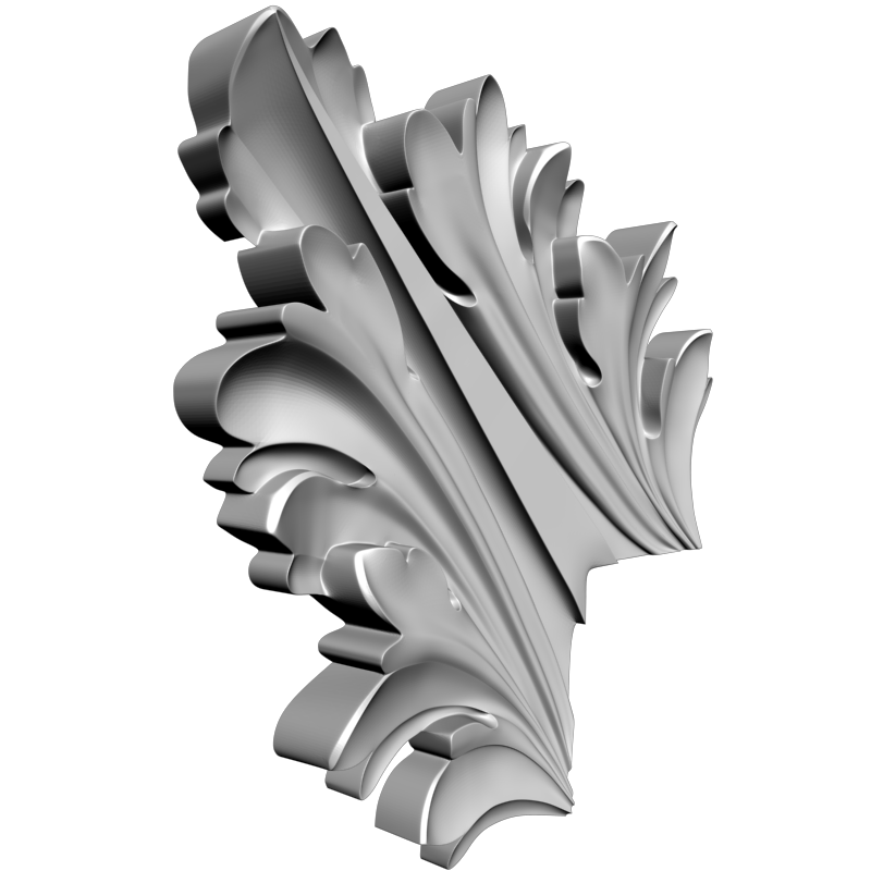 картинка Угловой элемент D19-048 3D-STL.COM
