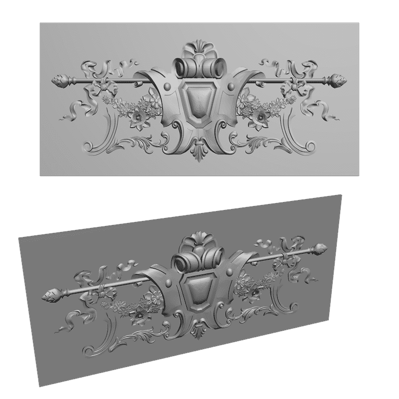 картинка Накладка резная D10-083 3D-STL.COM