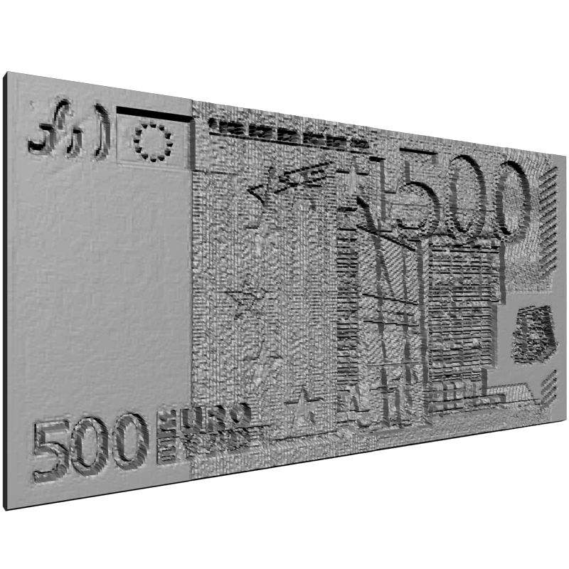 картинка 500 EURO P6-009 3D-STL.COM