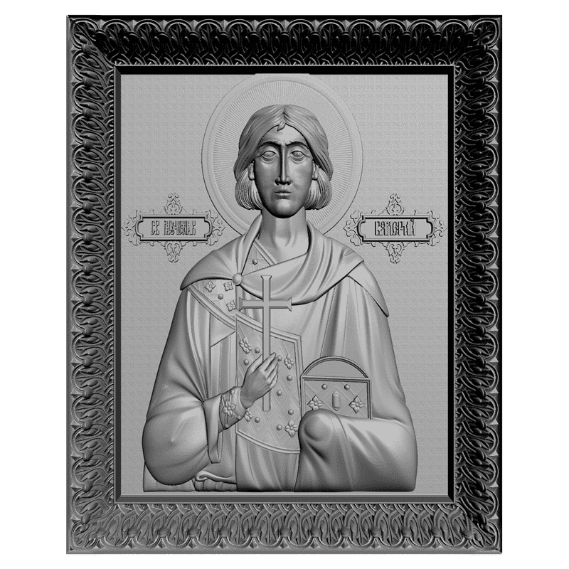 картинка Святой Валерий V3-025 3D-STL.COM