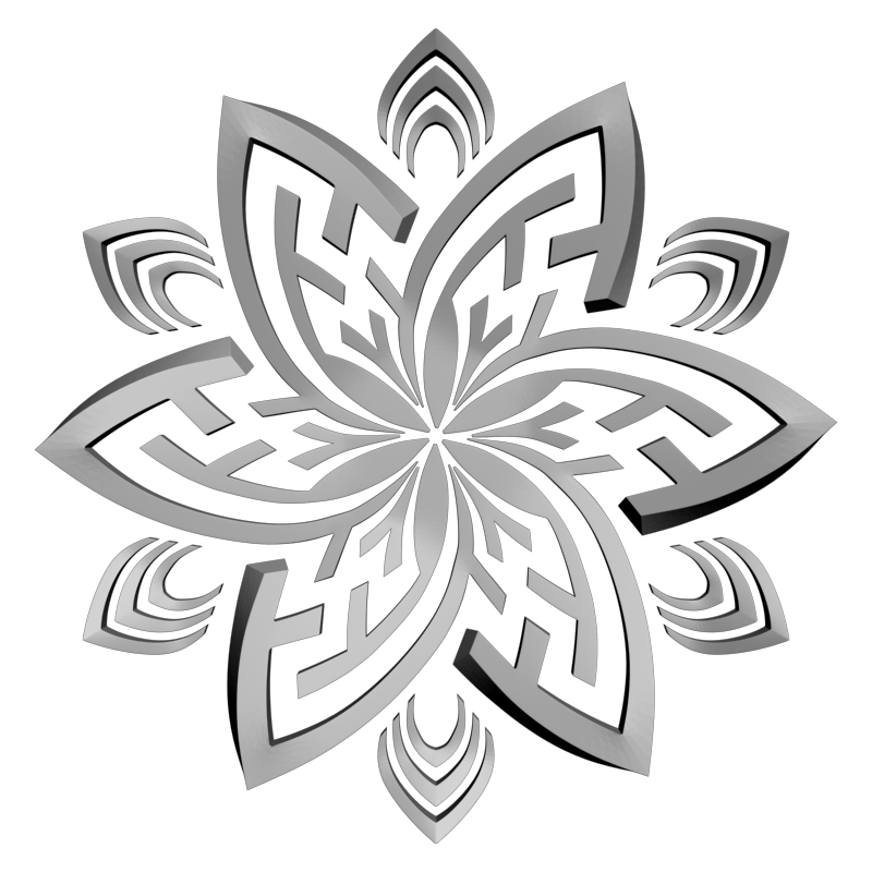 картинка Розетка резная D16-284 3D-STL.COM