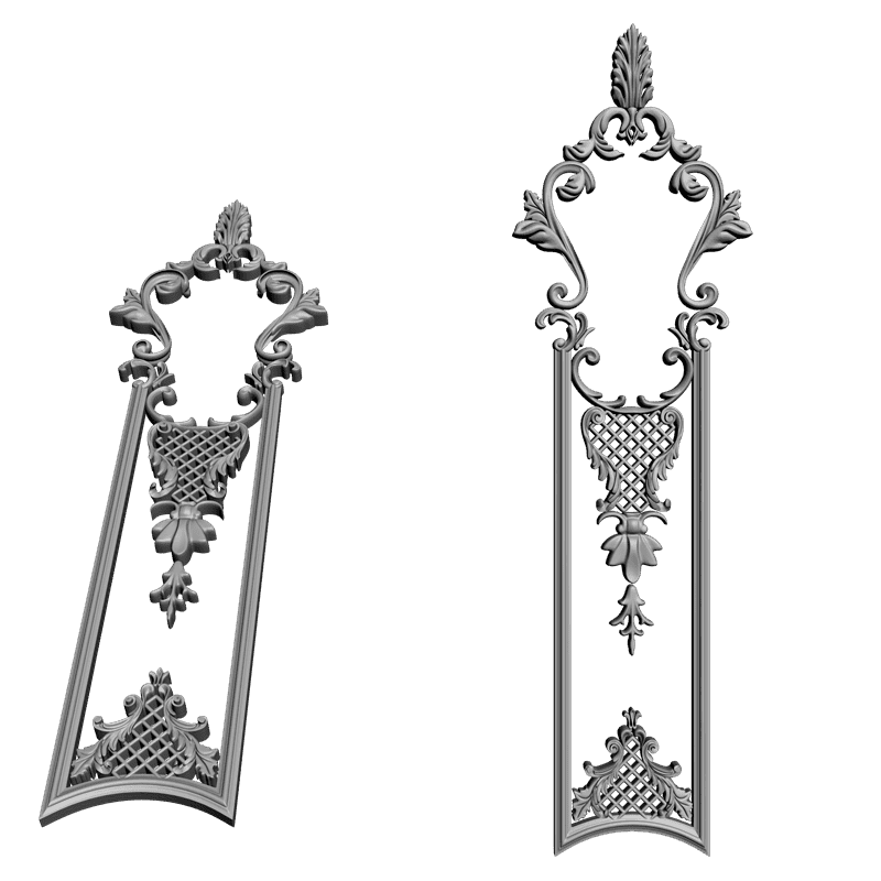 картинка Накладка резная D10-103 3D-STL.COM