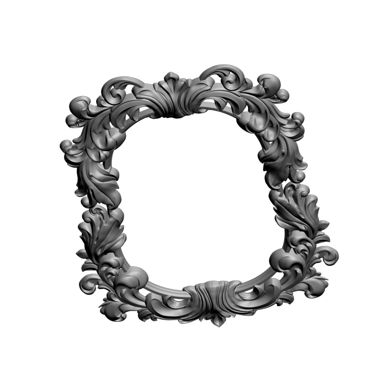 картинка Рама резная D14-483 3D-STL.COM