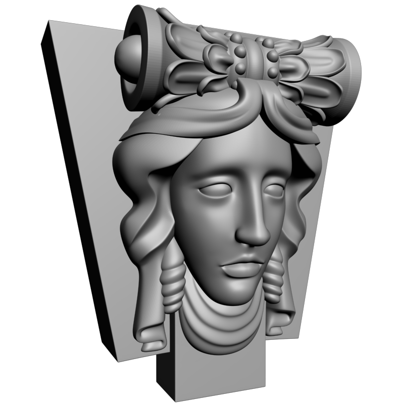 картинка Голова L1-117 3D-STL.COM