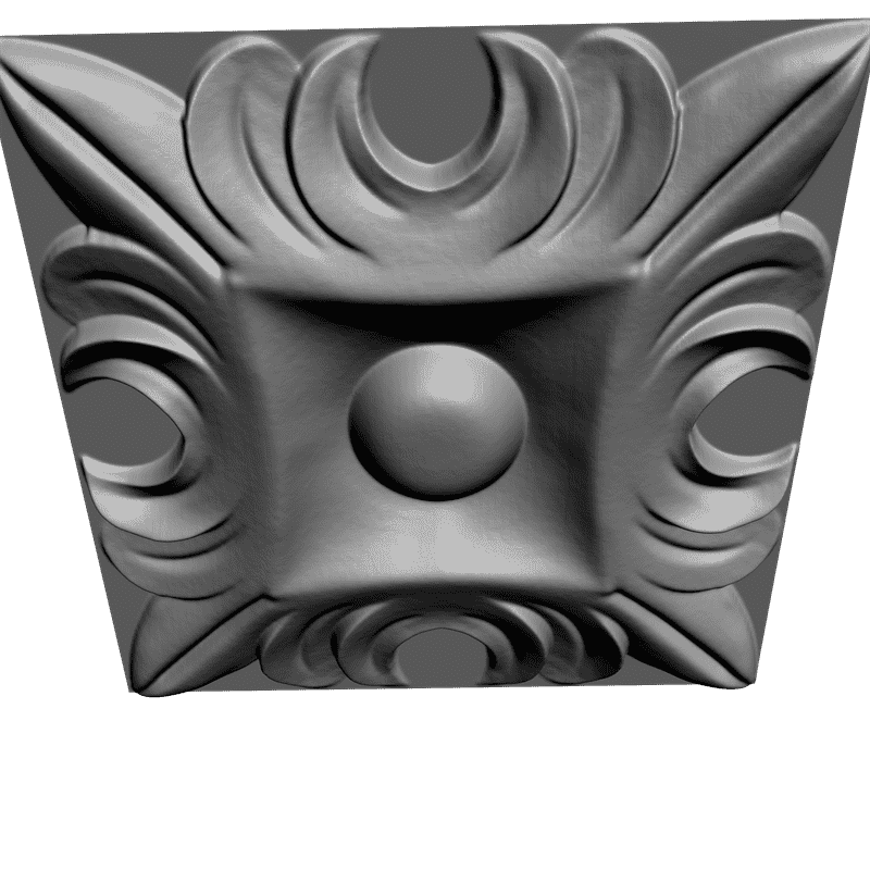 картинка Розетка резная D16-162 3D-STL.COM