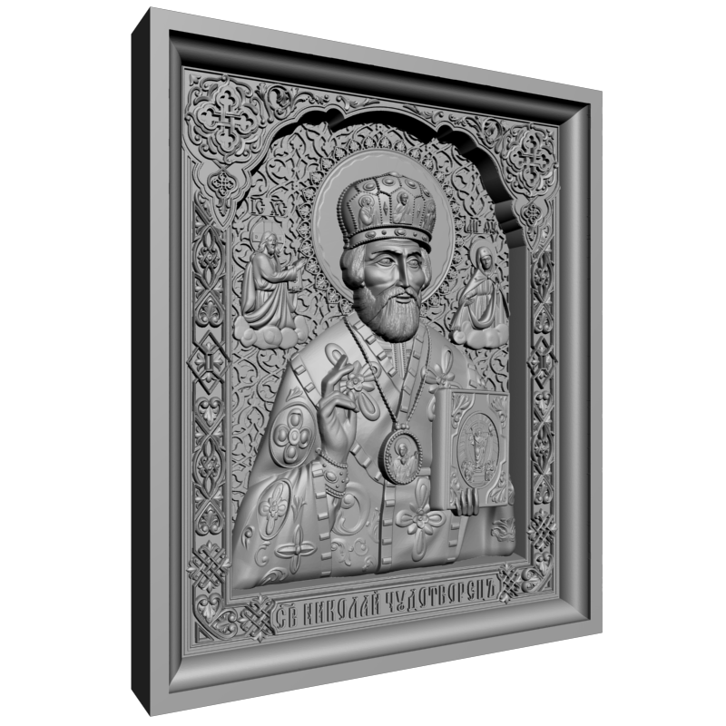 картинка Николай Чудотворец V3-356 3D-STL.COM