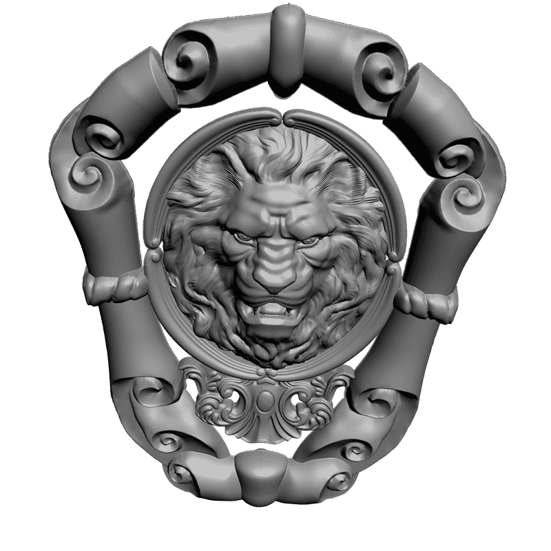 картинка Лев F1-132 3D-STL.COM