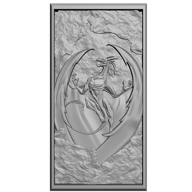 картинка Дракон PI2-022 3D-STL.COM