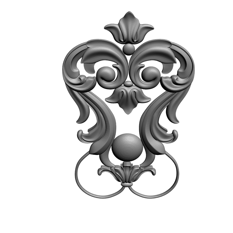 картинка Накладка резная D10-101 3D-STL.COM