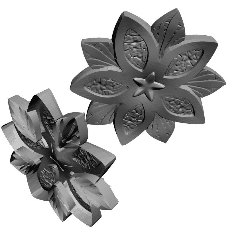 картинка Розетка декоративная D16-280 3D-STL.COM