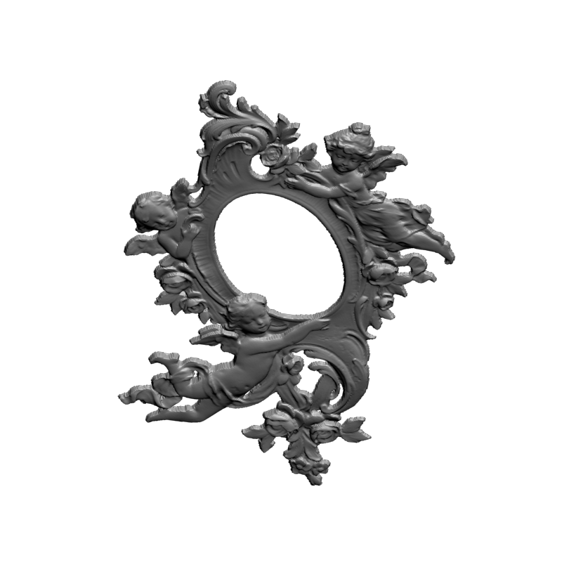 картинка Рамка резная D14-633 3D-STL.COM