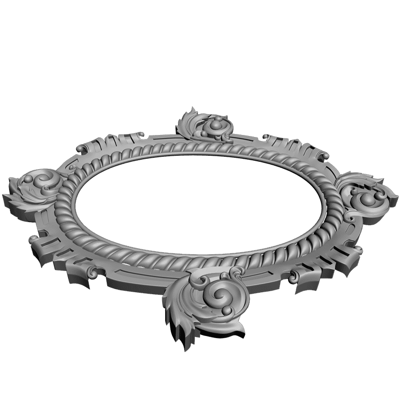 картинка Рама резная для зеркала D14-031 3D-STL.COM