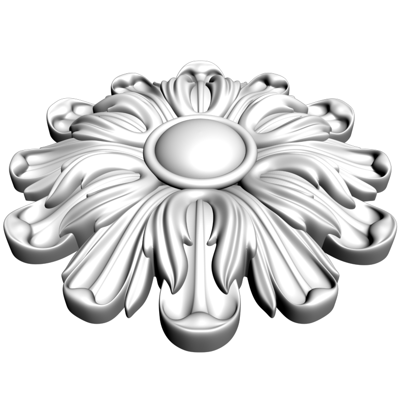 картинка Розетка резная D16-302 3D-STL.COM