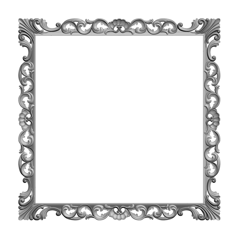 картинка Рама резная D14-511 3D-STL.COM