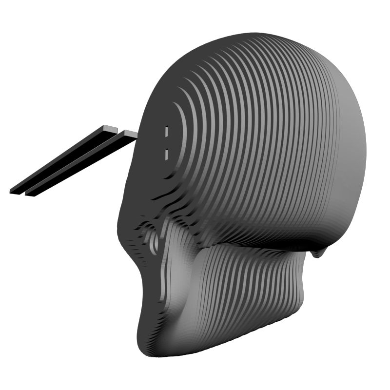 картинка Череп L5-104 3D-STL.COM