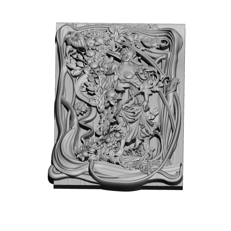 картинка Райский сад D12-436 3D-STL.COM