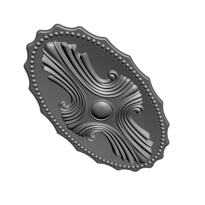 картинка Розетка резная D16-342 3D-STL.COM