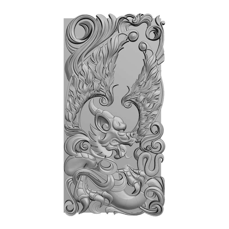 картинка Дракон PI2-012 3D-STL.COM