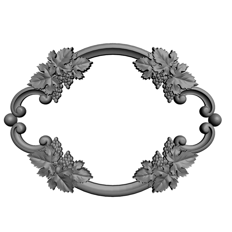 картинка Рама резная D14-242 3D-STL.COM