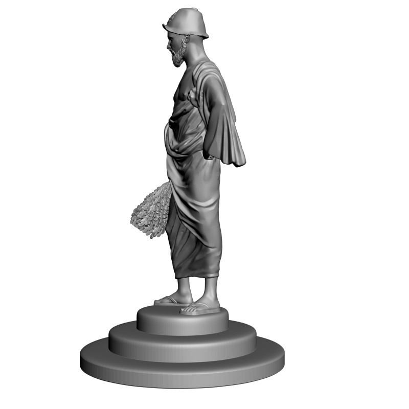 картинка Баньщик в рост L3-362 3D-STL.COM