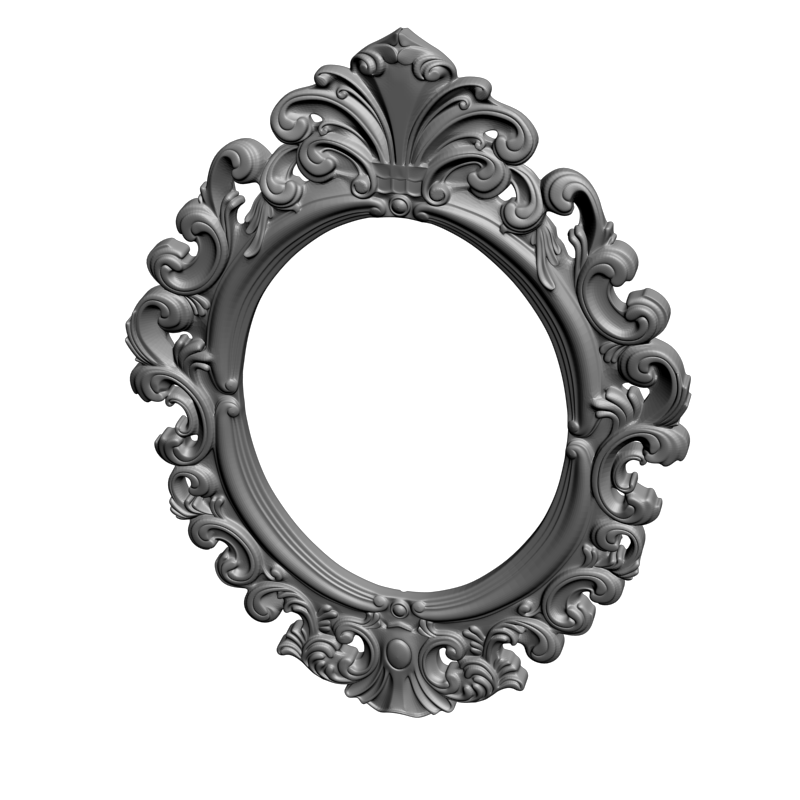 картинка Рамка резная D14-659 3D-STL.COM